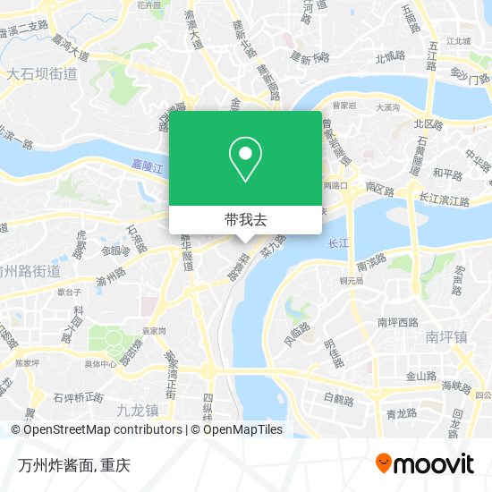 万州炸酱面地图