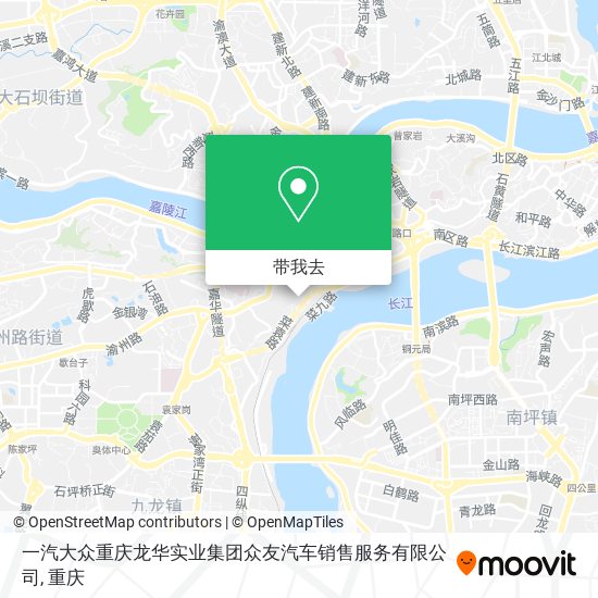 一汽大众重庆龙华实业集团众友汽车销售服务有限公司地图