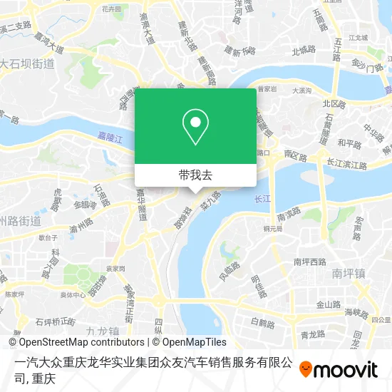 一汽大众重庆龙华实业集团众友汽车销售服务有限公司地图