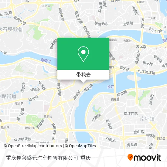 重庆铭兴盛元汽车销售有限公司地图
