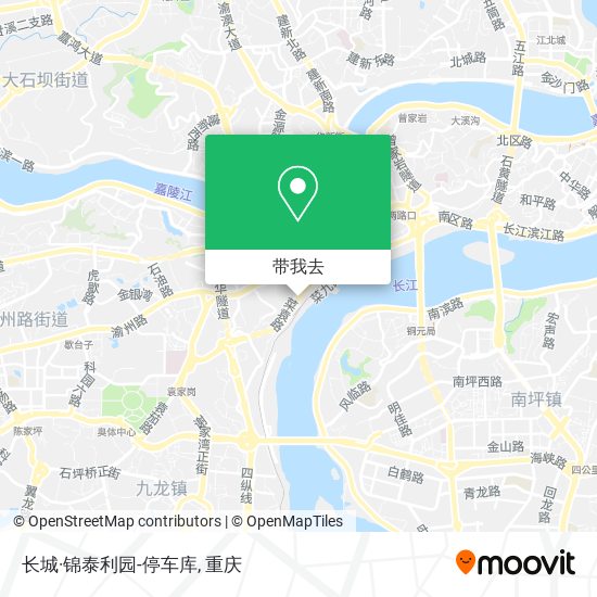 长城·锦泰利园-停车库地图