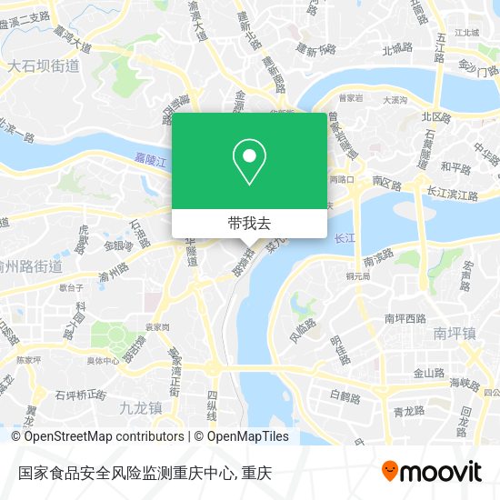 国家食品安全风险监测重庆中心地图