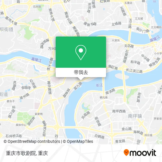 重庆市歌剧院地图