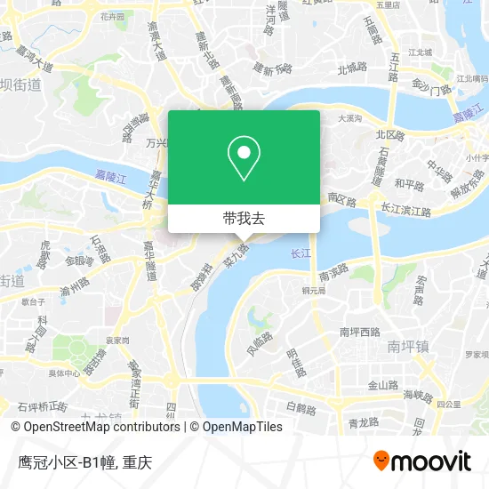 鹰冠小区-B1幢地图