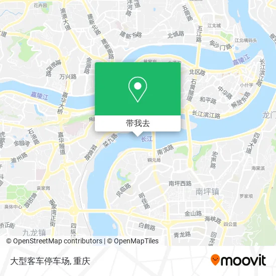 大型客车停车场地图