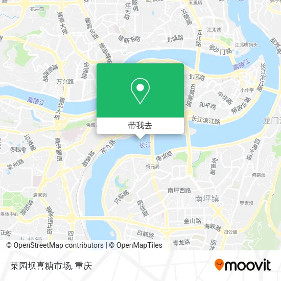 菜园坝喜糖市场地图