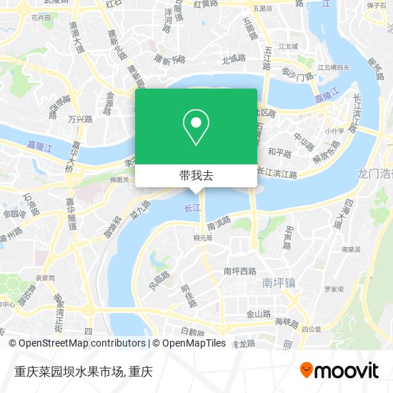 重庆菜园坝水果市场地图
