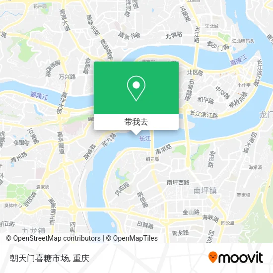 朝天门喜糖市场地图