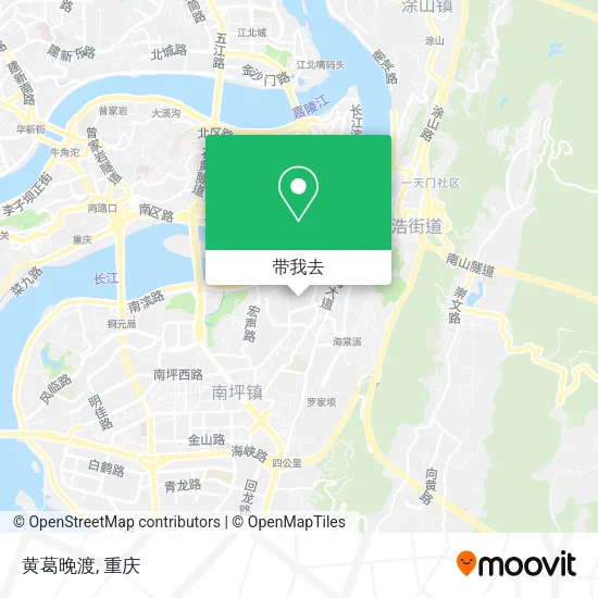 黄葛晚渡地图