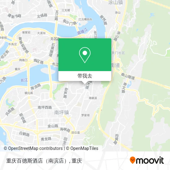 重庆百德斯酒店（南滨店）地图
