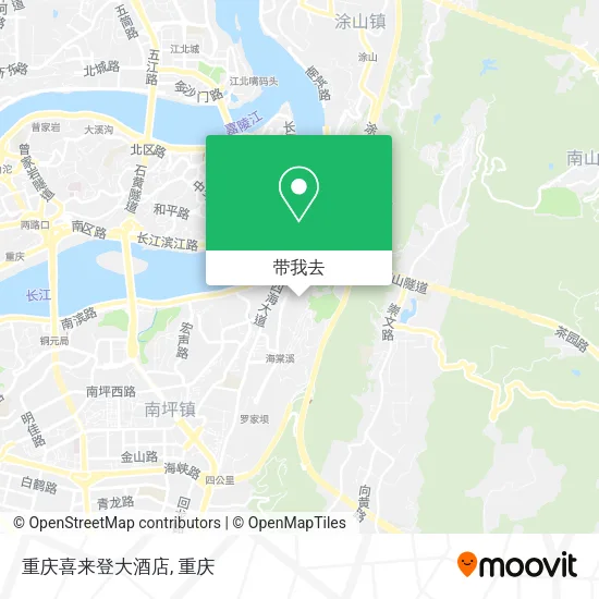 重庆喜来登大酒店地图