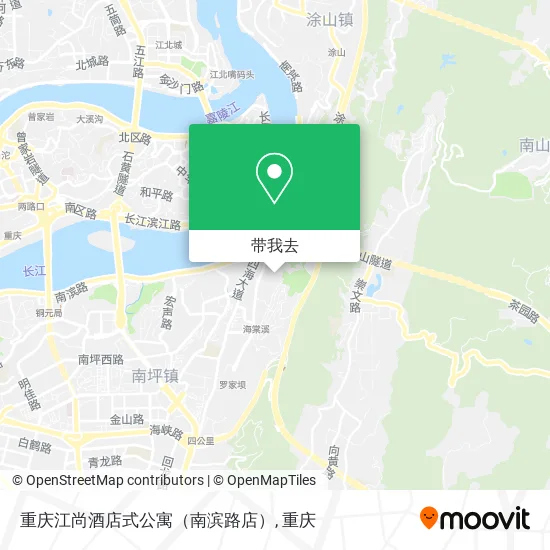 重庆江尚酒店式公寓（南滨路店）地图