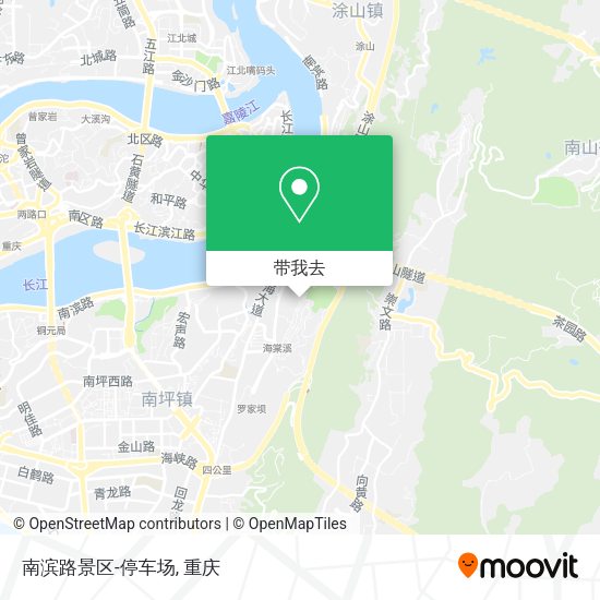 南滨路景区-停车场地图