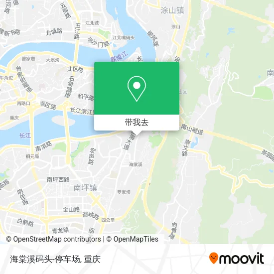 海棠溪码头-停车场地图