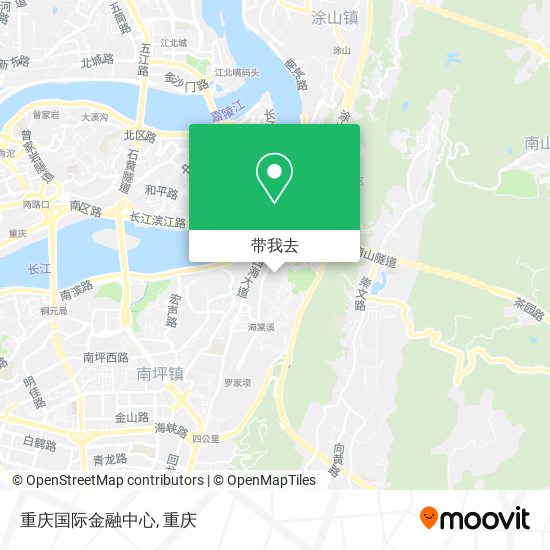 重庆国际金融中心地图
