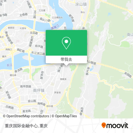 重庆国际金融中心地图