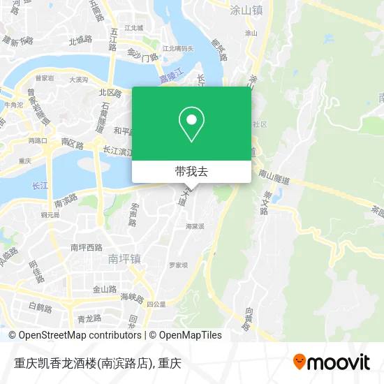 重庆凯香龙酒楼(南滨路店)地图