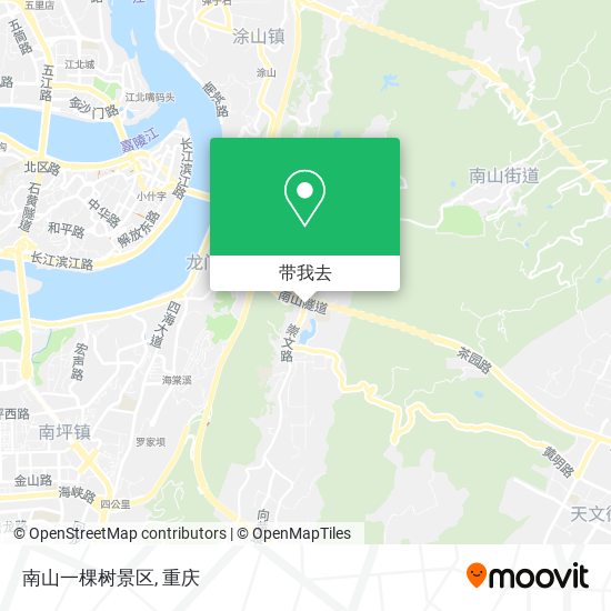 南山一棵树景区地图