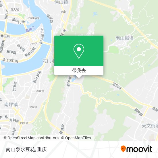 南山泉水豆花地图