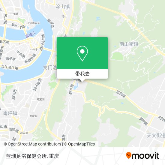 蓝珊足浴保健会所地图