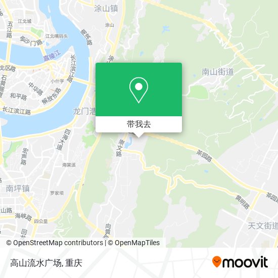 高山流水广场地图