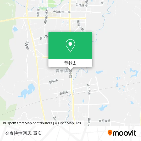 金泰快捷酒店地图