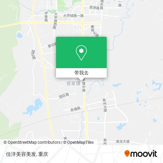 佳洋美容美发地图