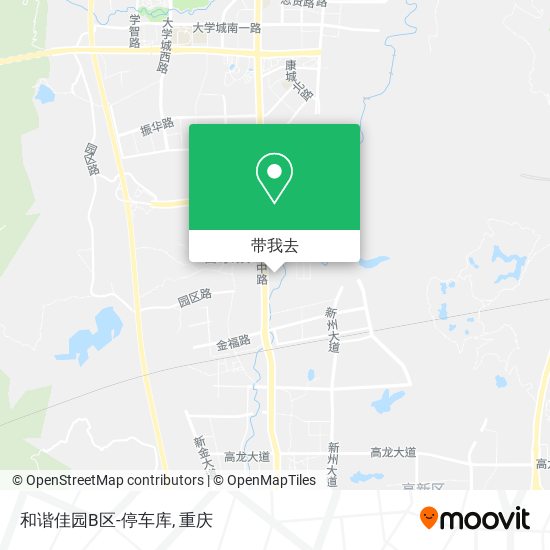 和谐佳园B区-停车库地图