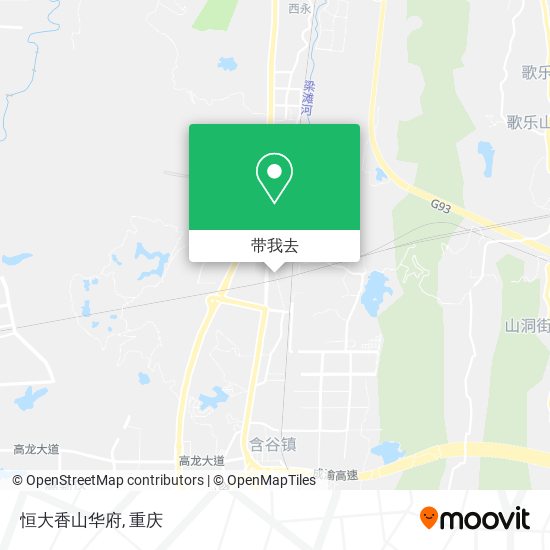 恒大香山华府地图