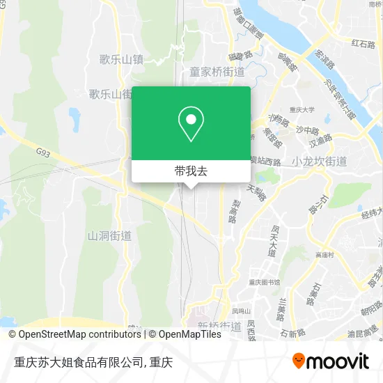 重庆苏大姐食品有限公司地图