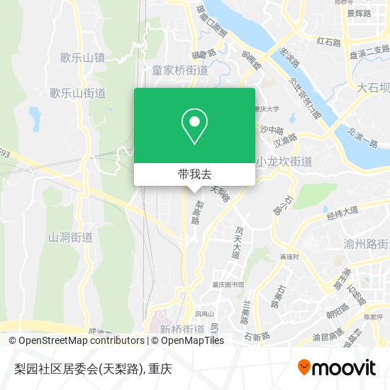 梨园社区居委会(天梨路)地图