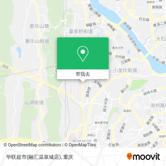 华联超市(融汇温泉城店)地图