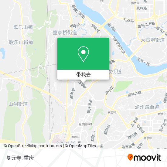 复元寺地图