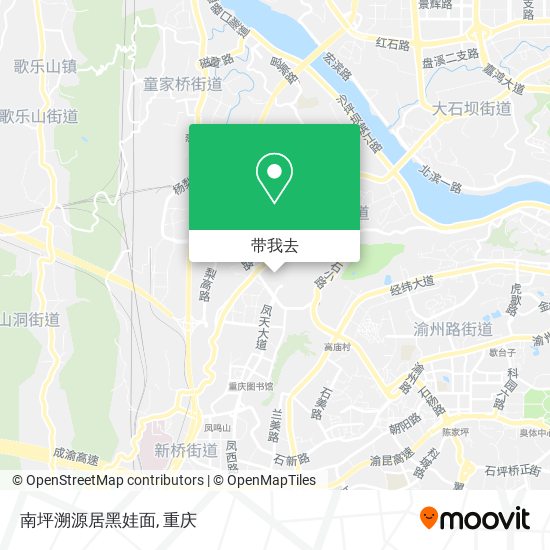 南坪溯源居黑娃面地图