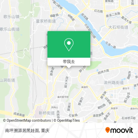 南坪溯源居黑娃面地图