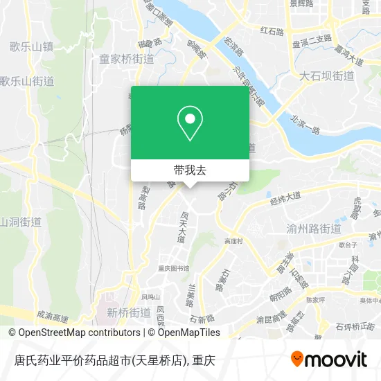 唐氏药业平价药品超市(天星桥店)地图