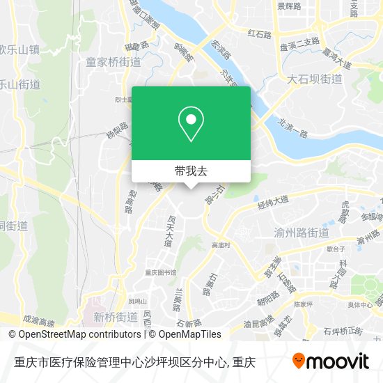 重庆市医疗保险管理中心沙坪坝区分中心地图