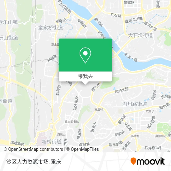 沙区人力资源市场地图