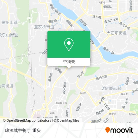 啤酒城中餐厅地图