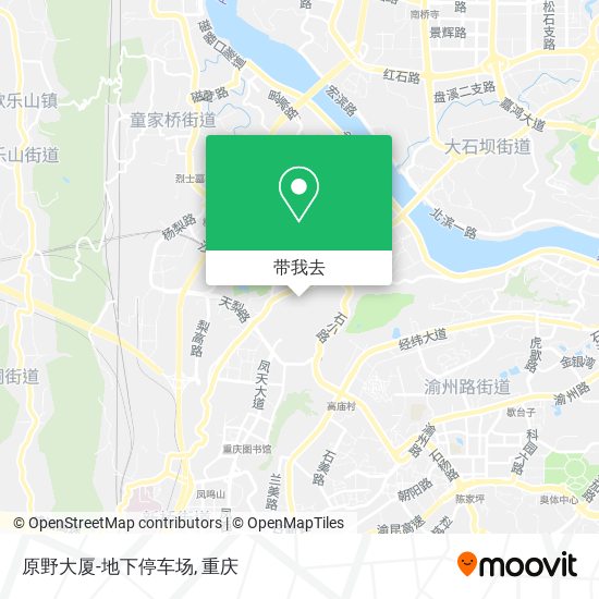 原野大厦-地下停车场地图