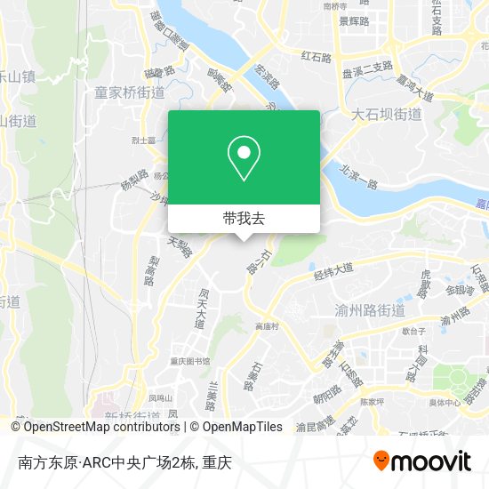 南方东原·ARC中央广场2栋地图