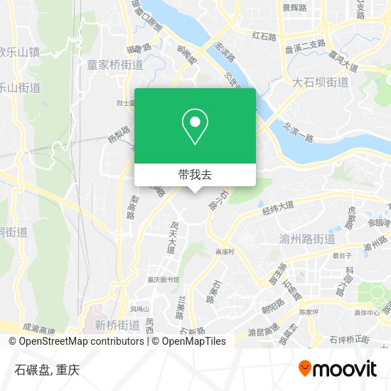 石碾盘地图