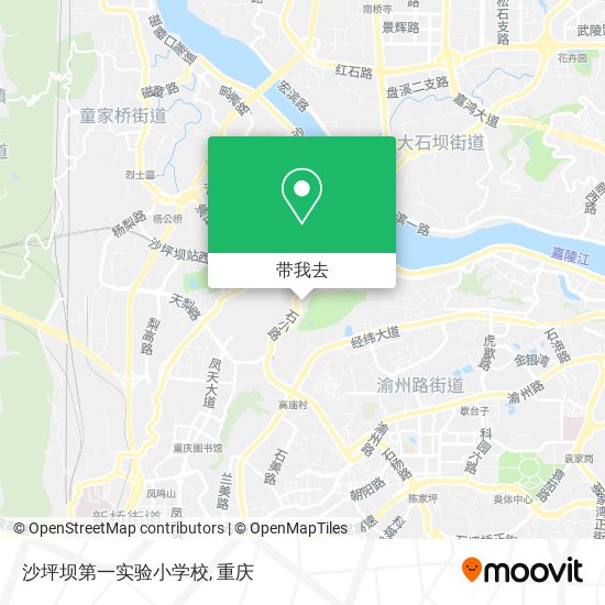 沙坪坝第一实验小学校地图