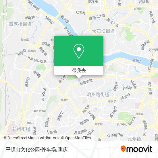 平顶山文化公园-停车场地图