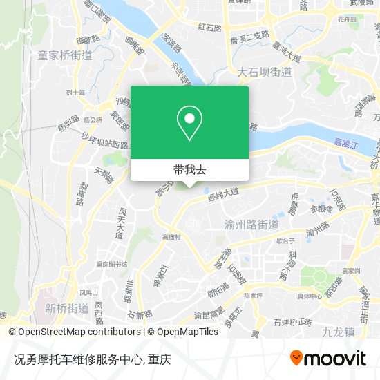 况勇摩托车维修服务中心地图