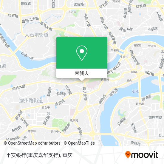 平安银行(重庆嘉华支行)地图