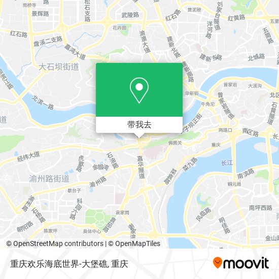 重庆欢乐海底世界-大堡礁地图