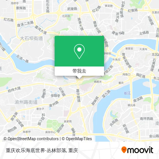 重庆欢乐海底世界-丛林部落地图
