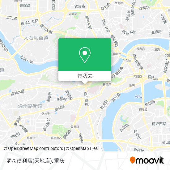 罗森便利店(天地店)地图