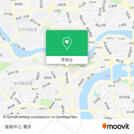 嘉陵中心地图